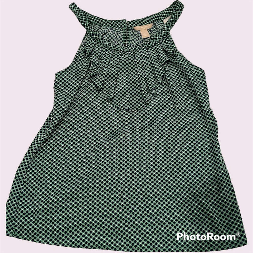 Halter top with adorable front ruffle